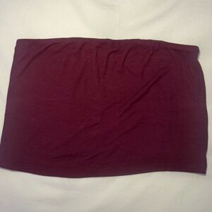American Eagle Outfitters Maroon Tube Top